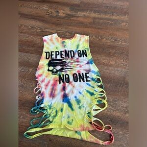 The Drive Custom Tie-dye top